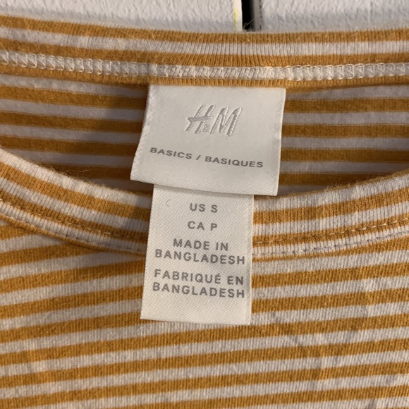 H&M Small Stripped Jersey Tee - Picture 4 of 4